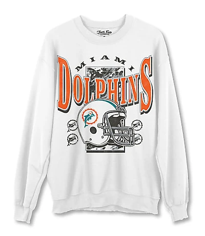 Junk Food Miami Dolphins Crew Fleece