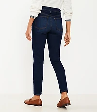 Petite High Rise Skinny Jeans Classic Dark Indigo Wash