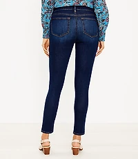 Curvy Mid Rise Skinny Jeans Classic Dark Indigo Wash