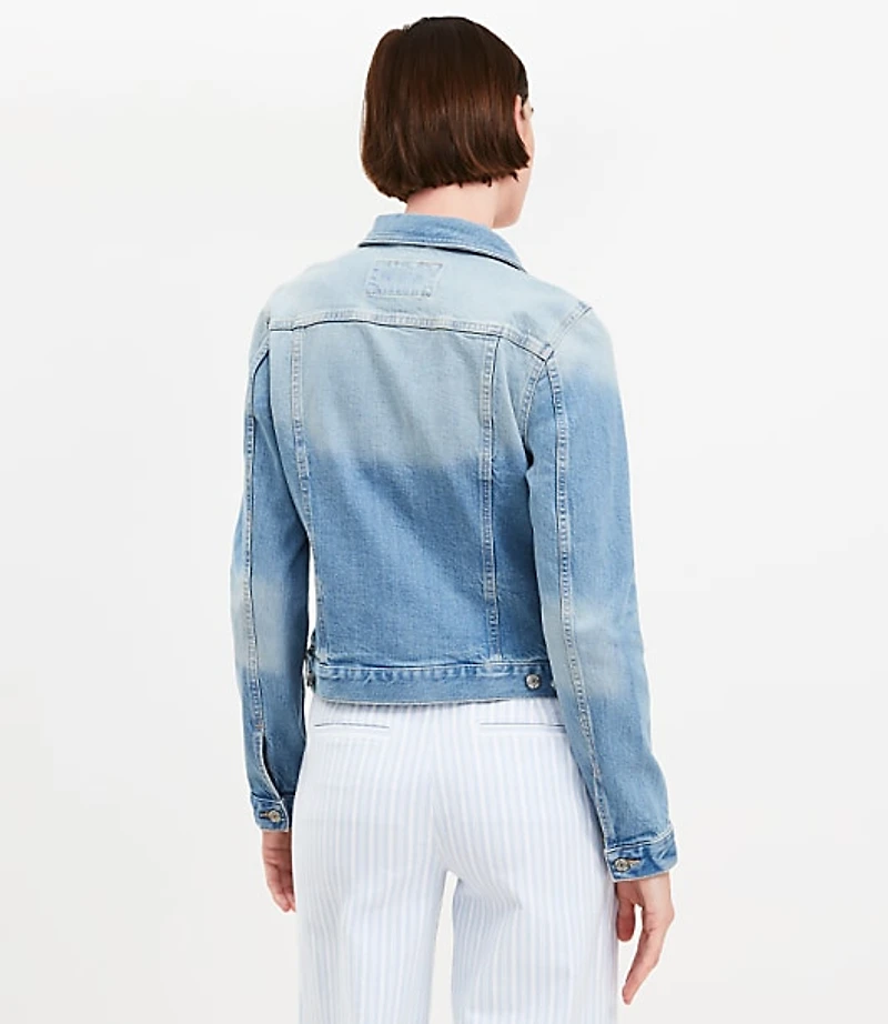 Denim Trucker Jacket Light Mid Indigo Wash