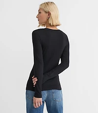 Long Sleeve Crew Neck Tee