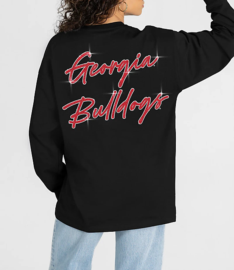 Gameday Couture Georgia Bulldogs Light It Up Tee