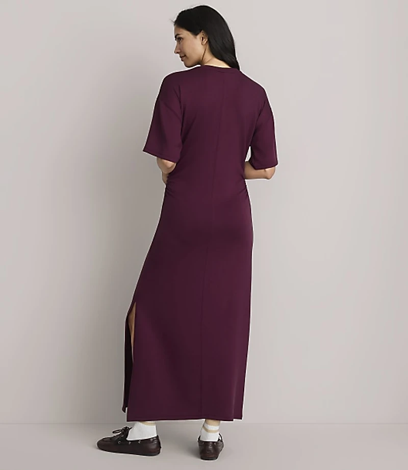 Petite Lou & Grey Scubasoft Side Pleated Maxi Dress
