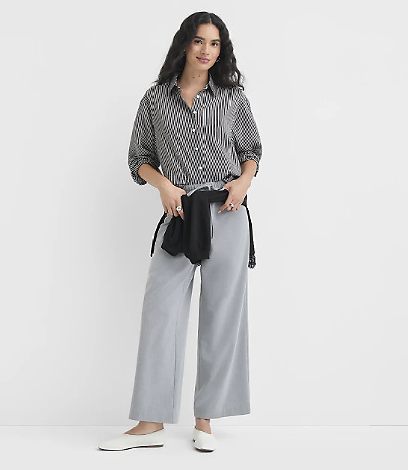 Striped Everyday Oversized Shirt