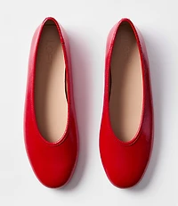 Patent High Vamp Ballet Flats