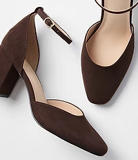 Ankle Strap Block Heels