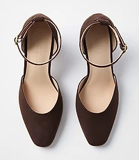 Ankle Strap Block Heels