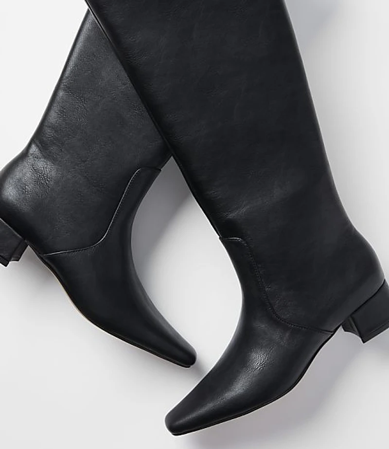 Tall Block Heel Boots