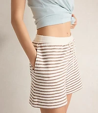 Haven Well Within Cotton Blend Textured Shorts