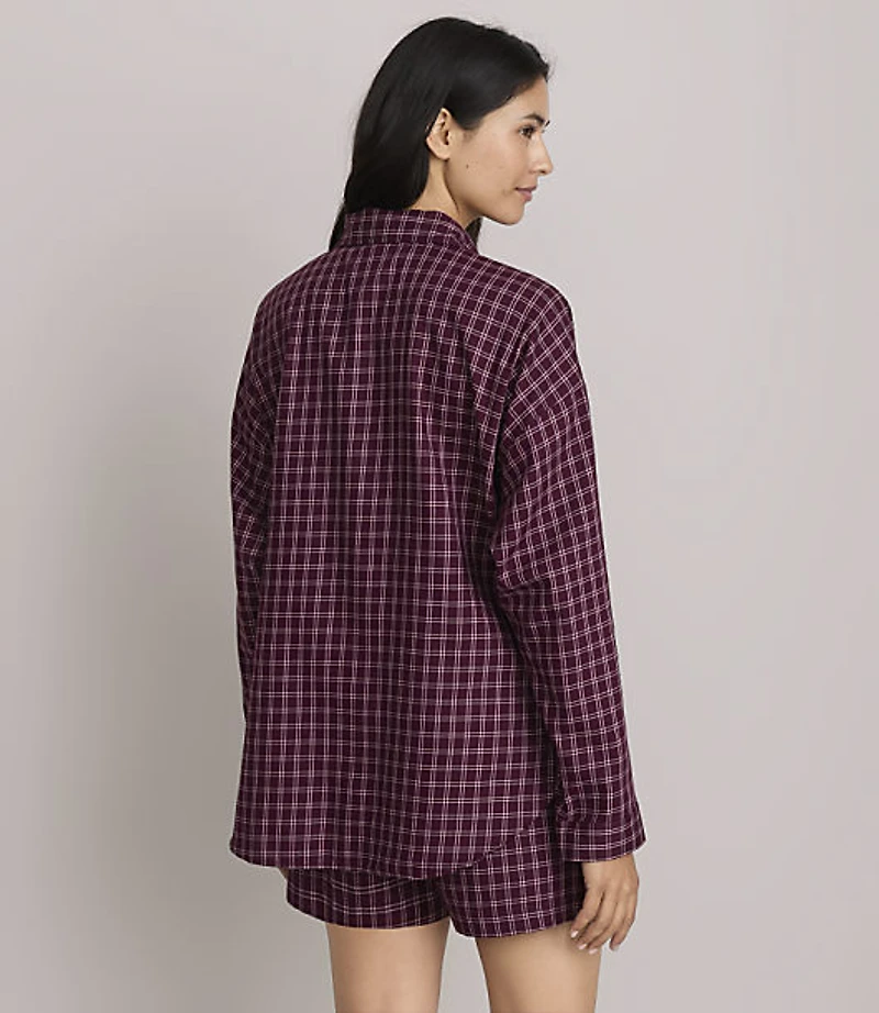 Lou & Grey Plaid Twill Pajama Set