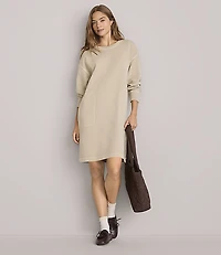 Petite Lou & Grey Denim Washed Terrysoft Mini Pocket Dress