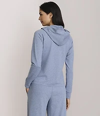 Petite Lou & Grey Heathered Brushedsoft Zip Hoodie
