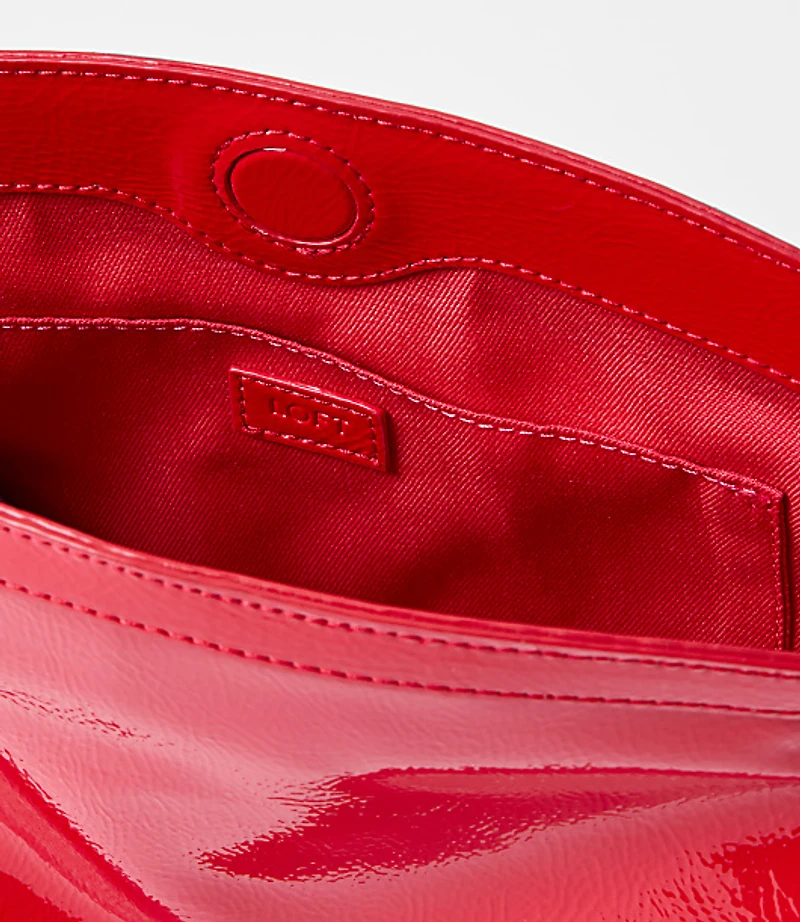 Patent Clutch Bag