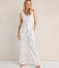 Haven Well Within Organic Cotton Gauze Tossed Fern Pajama Pants