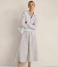 Haven Well Within Everweave Linen Stripe Boxy Jacket
