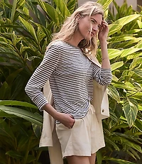 Haven Well Within Cotton Ecru Denim Shorts