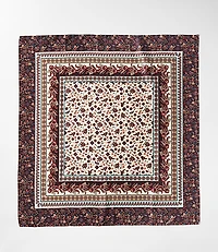 Floral Paisley Square Scarf
