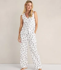 Haven Well Within Organic Cotton Gauze Tossed Fern Pajama Tank