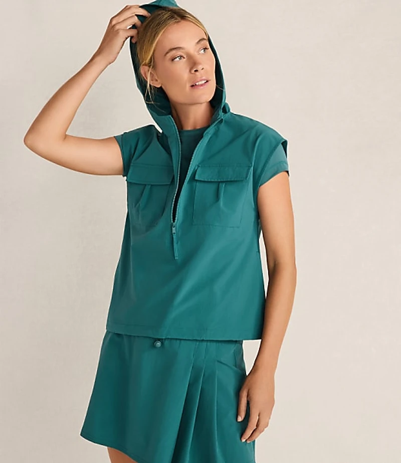 Haven Well Within Woven Nylon Hooded Vest