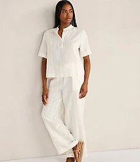 Haven Well Within Silky Linen Blend Top
