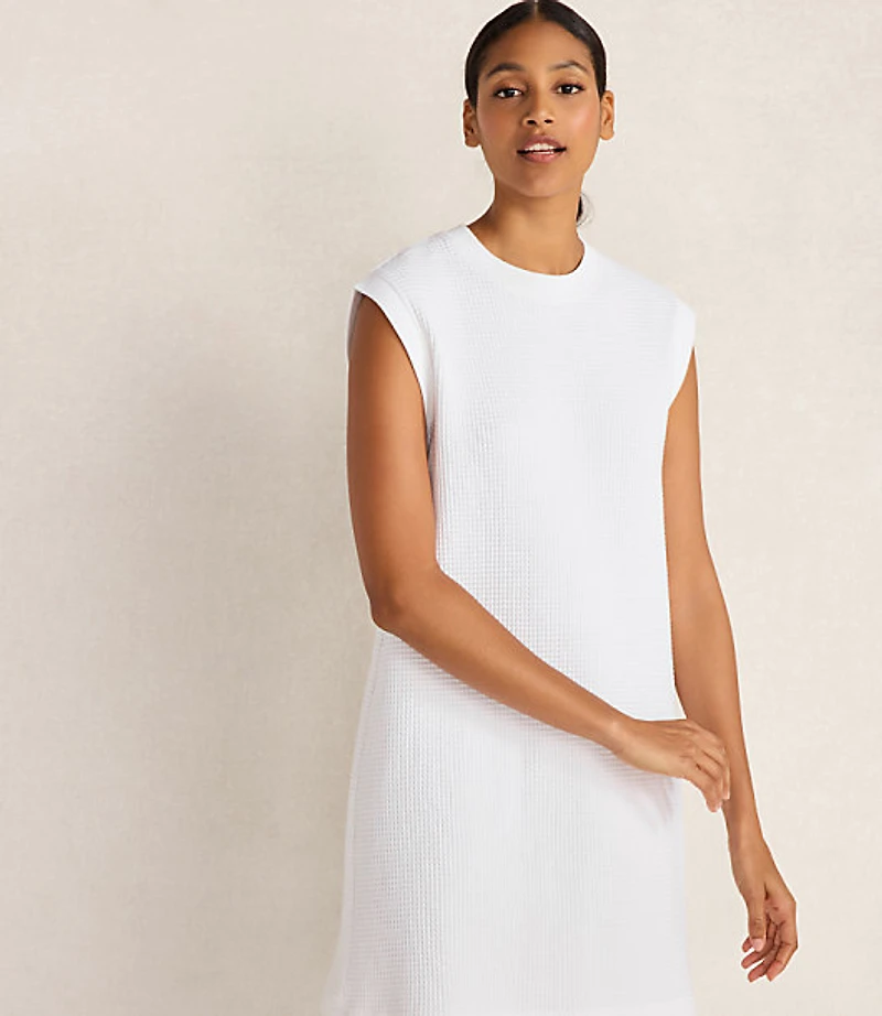Haven Well Within Organic Cotton Bold Waffle Short Sleeve Dress