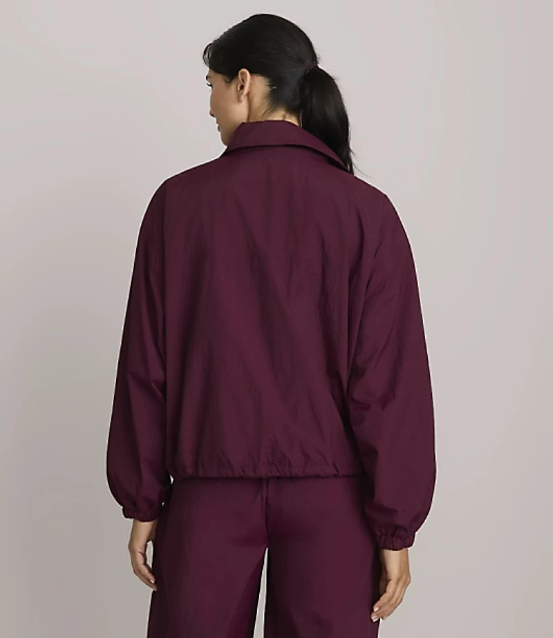 Lou & Grey Piped Funnel Neck Jacket