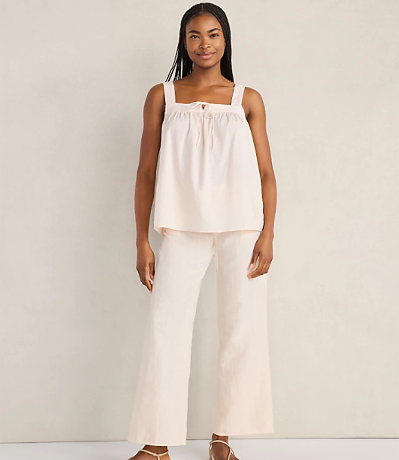 Haven Well Within Organic Cotton Linen Drawstring Pants