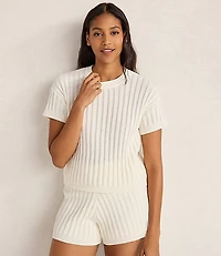 Haven Well Within Cotton Vertical Stitch Shorts