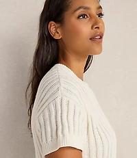 Haven Well Within Cotton Vertical Stitch Tee