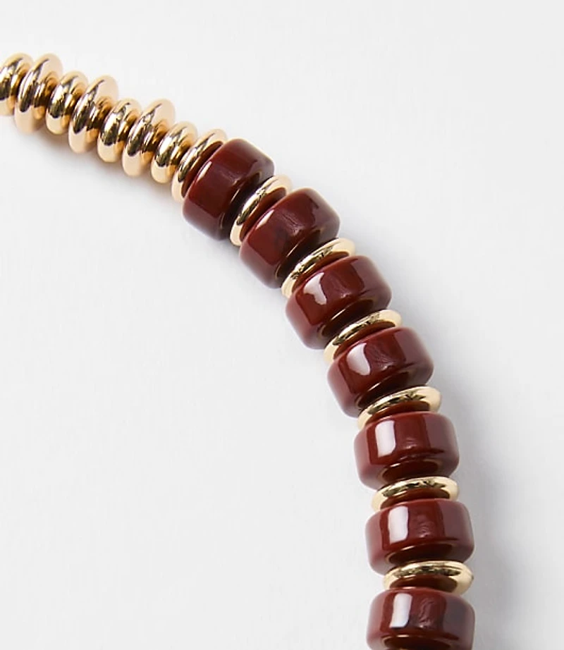 Modern Beaded Statement Necklace