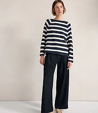 Haven Well Within Double Knit Pleated Wide Leg Trouser