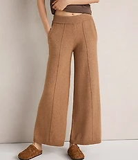 Haven Well Within Organic Cotton Blend Pintuck Wide Leg Pants