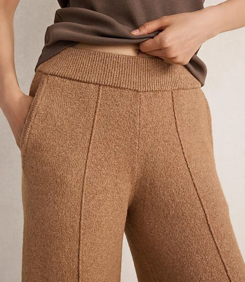 Haven Well Within Organic Cotton Blend Pintuck Wide Leg Pants
