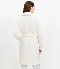 Cozy Faux Fur Pocket Robe
