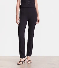 LOFT Versa Ponte Deluxe Split Hem Slim Pants