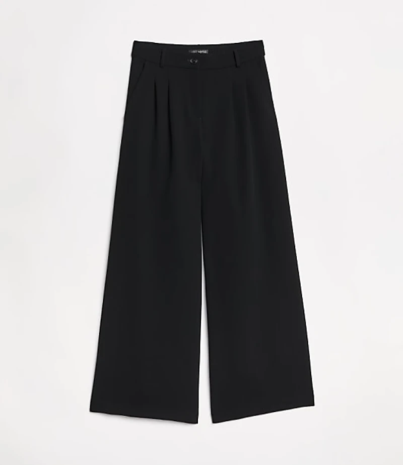 LOFT Versa Crepe Drape Palazzo Pant