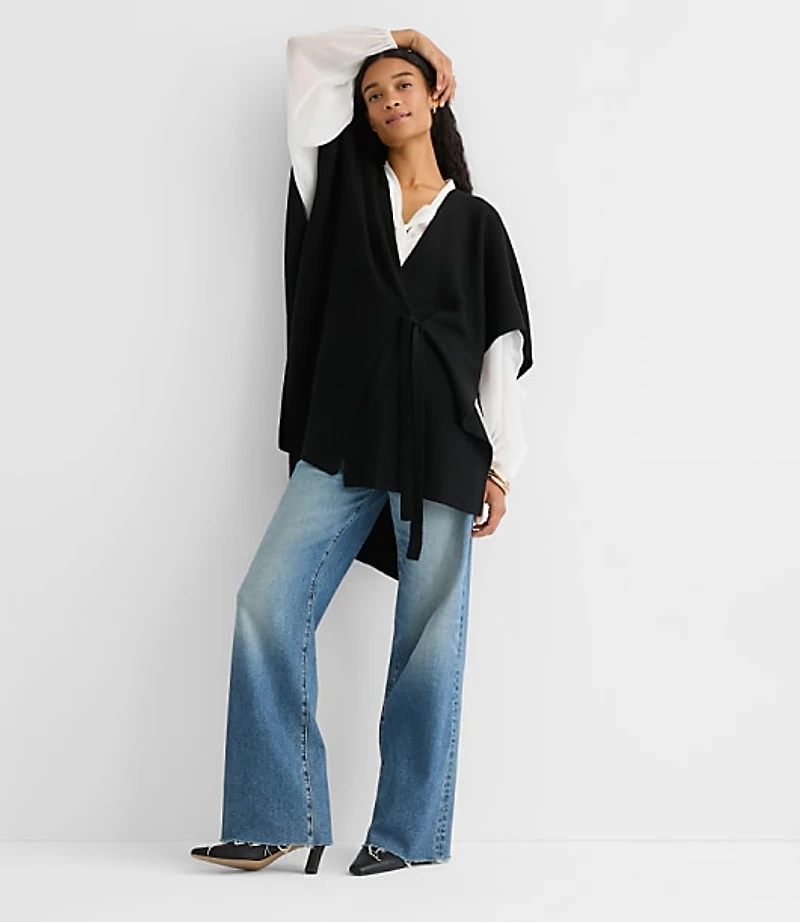 Tie Knit Wrap