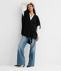 Tie Knit Wrap