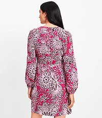 Floral Ruffle Flare Mini Dress