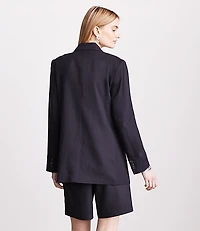 LOFT Versa Pure Spun Double Breasted Blazer
