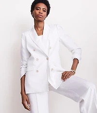 LOFT Versa Pure Spun Double Breasted Blazer