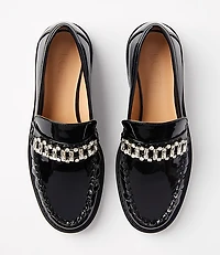Sparkle Patent Penny Loafers