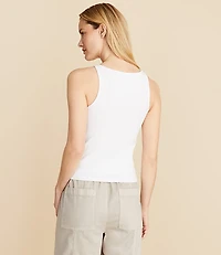 Lou & Grey Softened Ribbed Tank Top