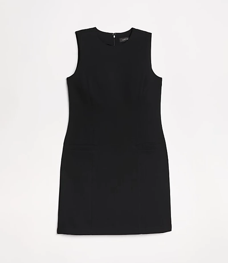 LOFT Versa Crepe Drape Mini Pocket Dress