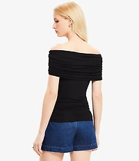 Cinched Off The Shoulder Top