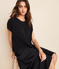 Lou & Grey Ribbed Pocket Wedge Sweater