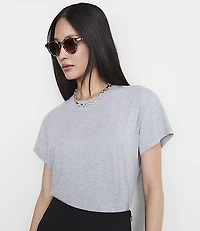 Petite LOFT Versa Relaxed Jersey Crew Tee