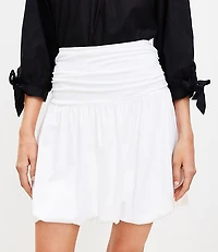 Bubble Hem Mini Skirt