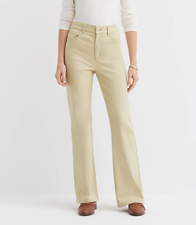 High Rise Relaxed Flare Pants