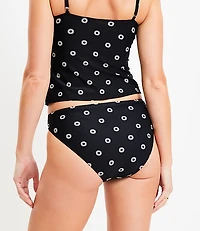 LOFT Beach Dotted Zig Zag Stitch Bikini Bottom